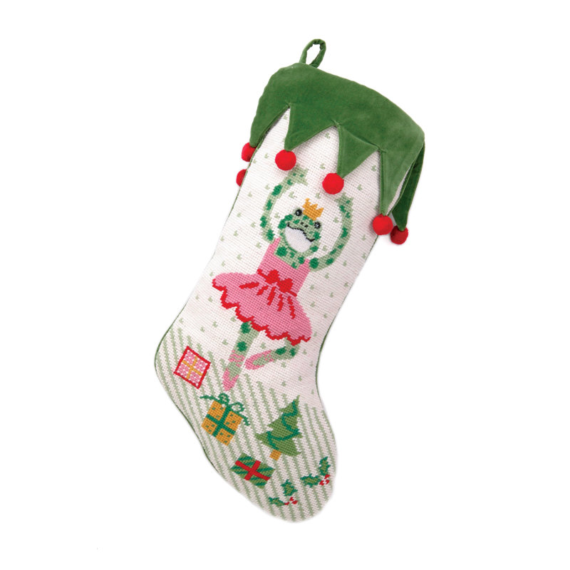 Peking Handicraft Ballerina Frog Needlepoint Stocking & Reviews Wayfair